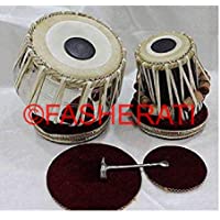 Stainless Steel Tabla Jodi Set With Cover- Hammer- Gaddi Professional Set- 2.5 kg Tabla-tabla set-tabla trommel-tabla…